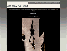 Tablet Screenshot of anthonygillant.com